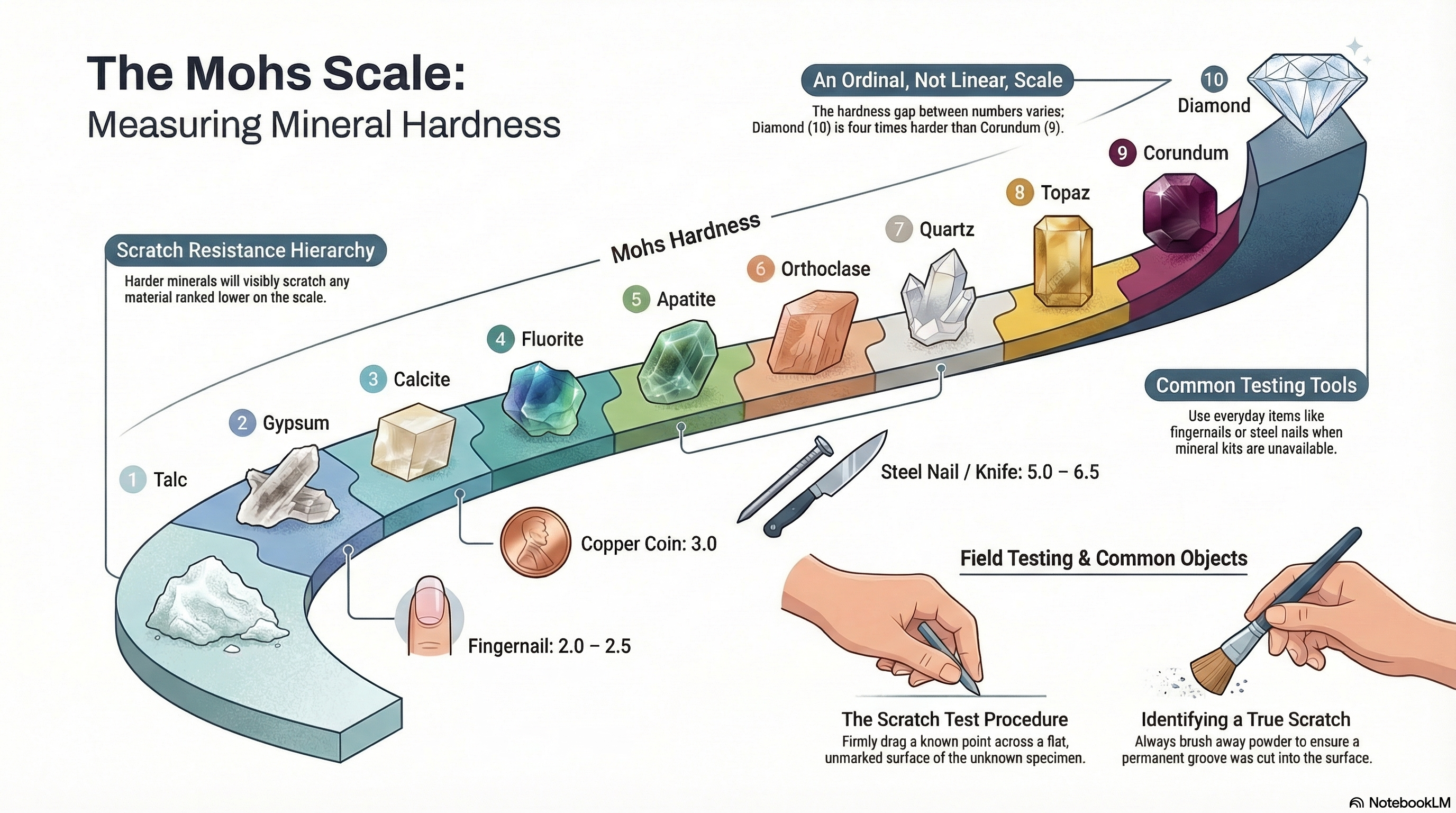 Mohs Scale diagram